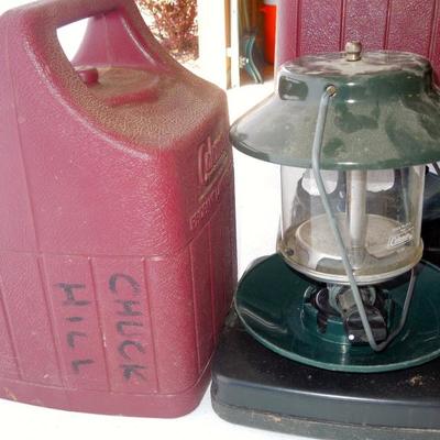 Lot 239: Two Coleman Gas Lanterns with Cases and Extra Mantles