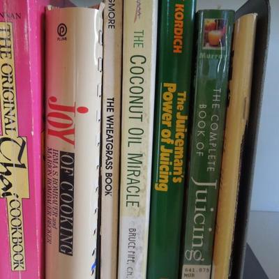 Lot 102: Eighteen Cookbooks and Metal Bookends
