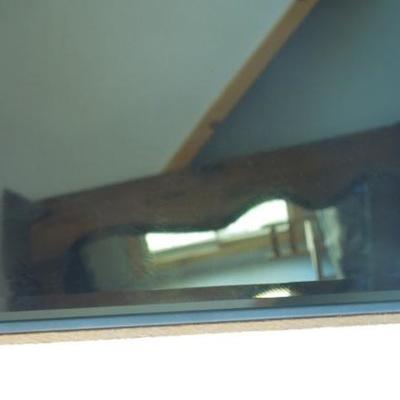 Lot 26: Hanging Mirror Vintage 42 x 28 Mounted Unframed Beveled 
