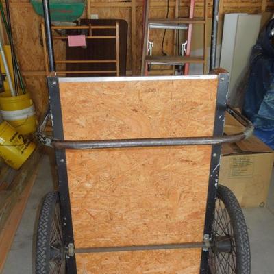 Lot 242: Garden or Wood Utility Cart 