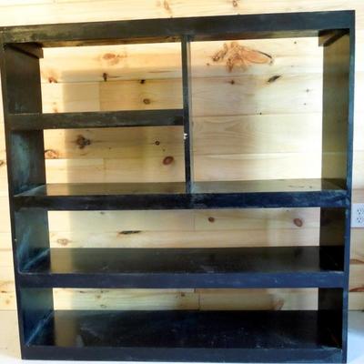 Lot 139: Black Book Case Cubicle Compartment or Display Shelf