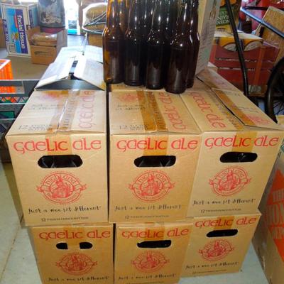 Lot 226: Clean 12 oz. Beer Bottles in 18 Cases of 12 for Home Brewing