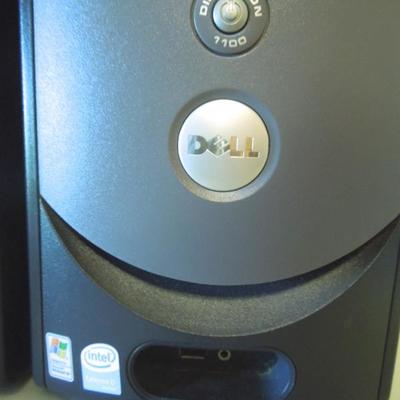 Lot 150: Dell Dimensions Desk Top Computer, Acer Monitor, Deskjet Printer etc