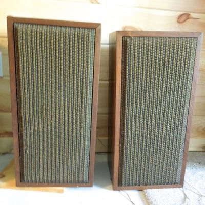 Lot 137: Cabinet Stereo Speakers