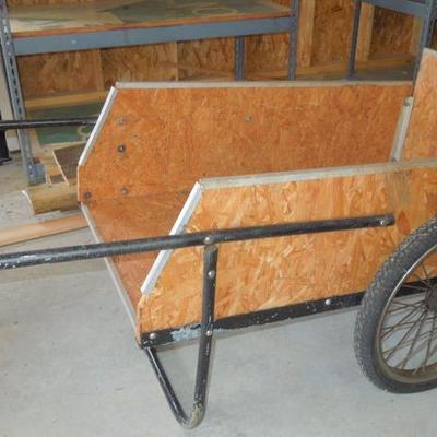 Lot 242: Garden or Wood Utility Cart 