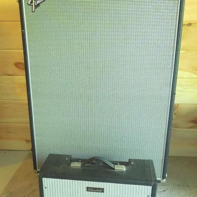 Lot 133:  FENDER Speaker and Winfield Thomas Amp