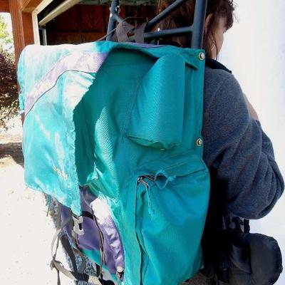 Lot 235: Camp Trails Metal  External Frame Back Pack with Gear