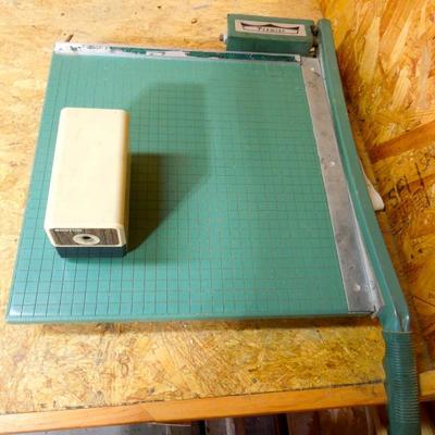 Lot 197: Vintage Paper Cutter and Pencil Sharpener