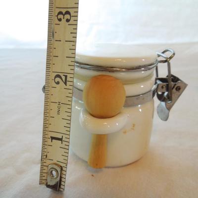 Lot 74: Lot of Mini Kitchen Storage and Copper Coffee Pot
