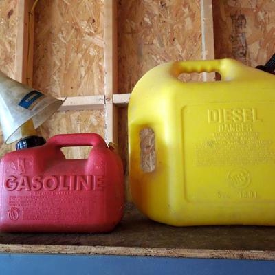 Lot 203: Three Shelf Metal Frame Storage Unit with Automotive Supplies