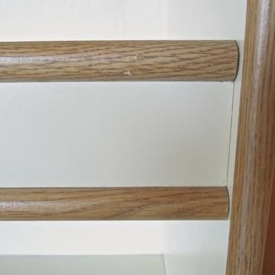 Lot 25: Tall Lighted Book or Display Case Shelves