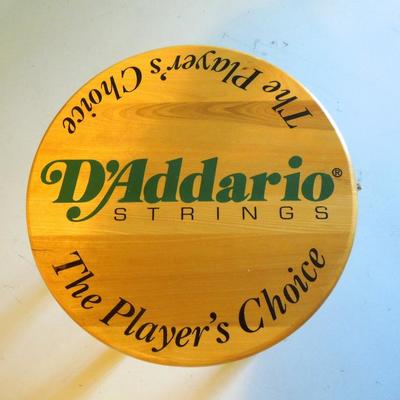 Lot 140: Guitar Stool D'Addario Strings 