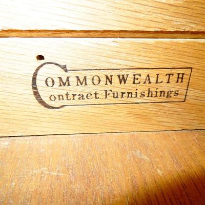 Lot 124: Office Desk Vintage Commonwealth Contractor's 