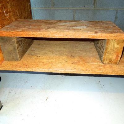 Lot 160: Hamilton Office Drafting Table Workbench with Adjustable Swivel Chair
