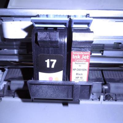 Lot 150: Dell Dimensions Desk Top Computer, Acer Monitor, Deskjet Printer etc
