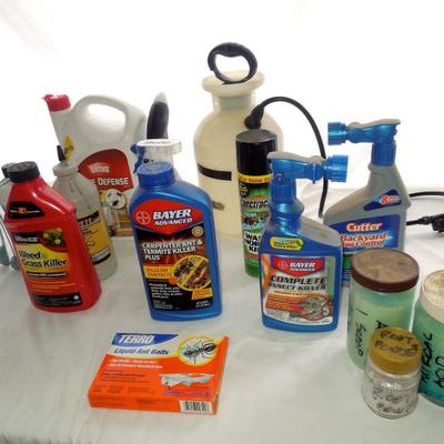 Lot 190: Group of Insecticide and Gardening Products