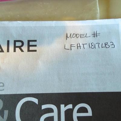 Lot 159: Frigidaire Black Refrigerator/Freezer 18 Cu Ft.