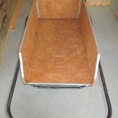 Lot 242: Garden or Wood Utility Cart 