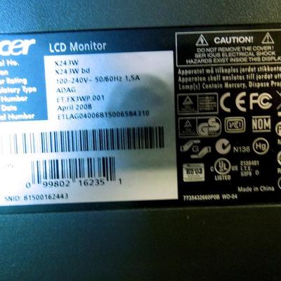 Lot 150: Dell Dimensions Desk Top Computer, Acer Monitor, Deskjet Printer etc