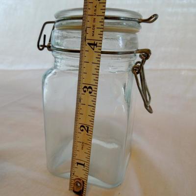 Lot 74: Lot of Mini Kitchen Storage and Copper Coffee Pot