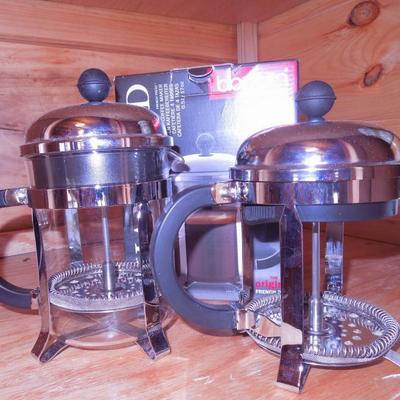 Lot 62: Two French Press Coffee Makers