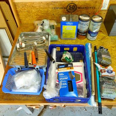 Lot 202: Lots of Painting Supplies