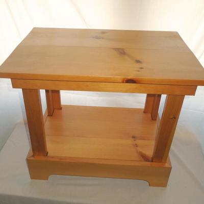 Lot 36: Natural Pine Night Stand #1
