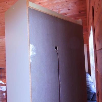 Lot 44:  Tall Lighted Glass Front Display Cabinets with Shelves and Storage #1