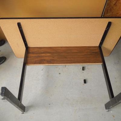 Lot 216: 47" x 24" Brown Hobby Sewing Table
