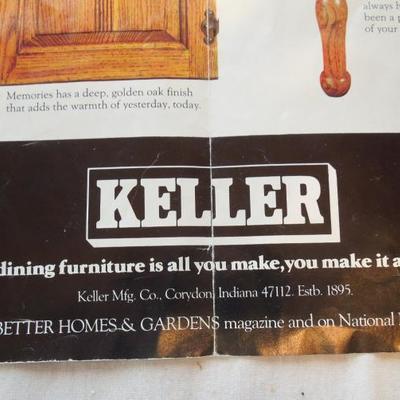 Lot 40:  Keller "Memories" Lighted Oak Leaded Glass Buffet Hutch with Mirror