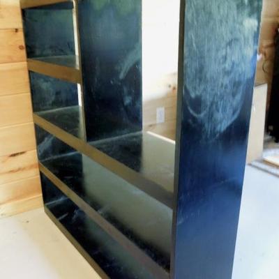 Lot 139: Black Book Case Cubicle Compartment or Display Shelf
