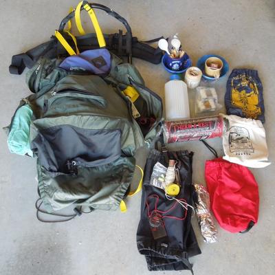 Lot 234: Kelty Metal External Frame Back Pack with Gear