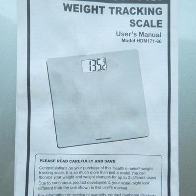 Lot 19: Health-O-Meter Weight Tracking Bathroom Scales