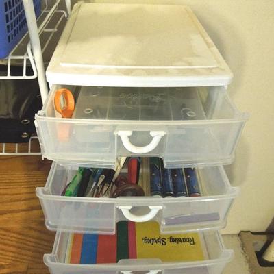 Lot 162: Mega Lot of Office Supplies and Organizers