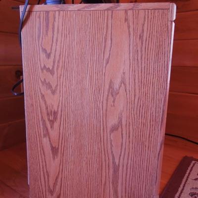 Lot 30: Rolling TV Utility Stand with Storage