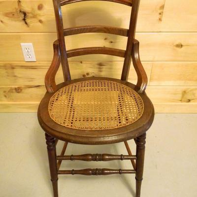 Lot 147: Antique Chair Recaned
