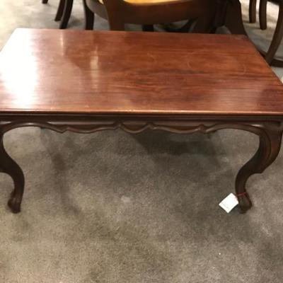 Lot 21-Antique French Style Solid Rosewood Coffee Table