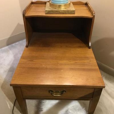 Lot 19-Henkle Harris Mid Century Two Tier End Table