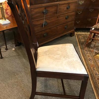 Lot 149-Pair Henkle Harris Mahogany Dining Side Chairs #102