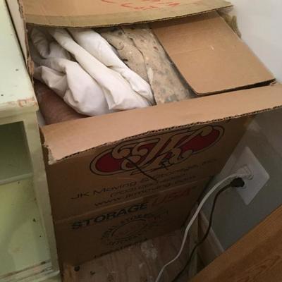 Lot 566-Two Boxes of Drop-cloths