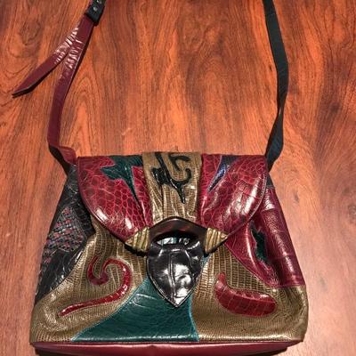 Lot 409-New Sharif Multicolored and Patterned Purse