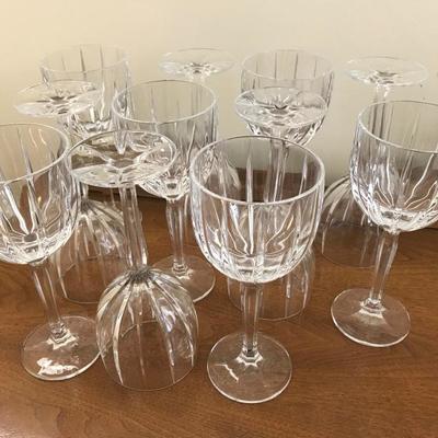 Lot 128-Set of 11 Marquis by Waterford Omega Goblets