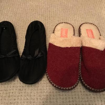 Lot 243-Two Pair Laides Slippers