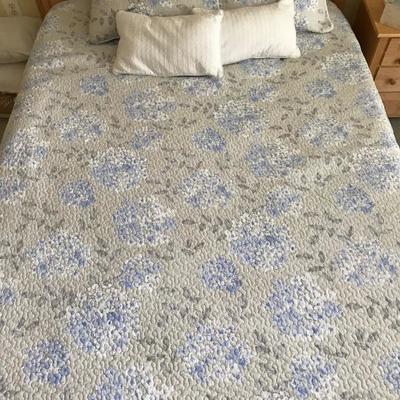 Lot 308-Nicole Miller Home Queen Coverlet and Pillows
