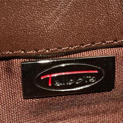 Lot 399-Talbot's Leather Basketweave Purse