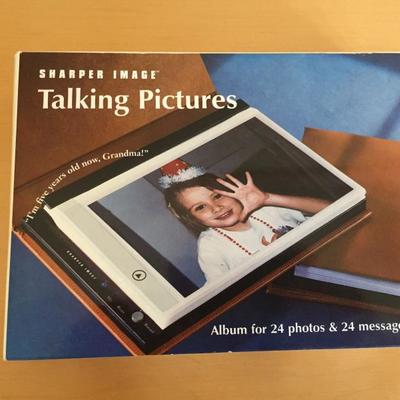 Lot 144-New in Box Sharper Image Talking Pictures Photo Album