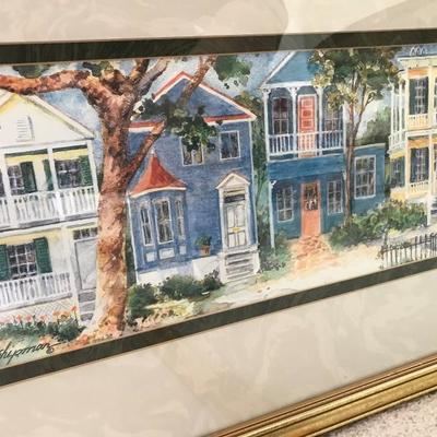 Lot 319-Framed Decorator Print by Shipman- Low Country Collection I