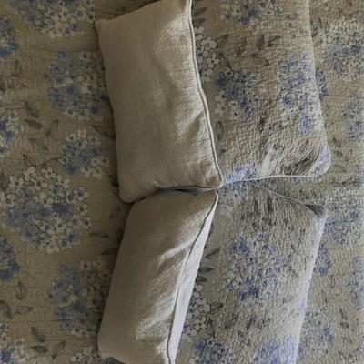 Lot 308-Nicole Miller Home Queen Coverlet and Pillows