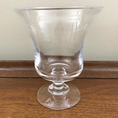 Lot 164-J G Durand Footed Crystal Vase
