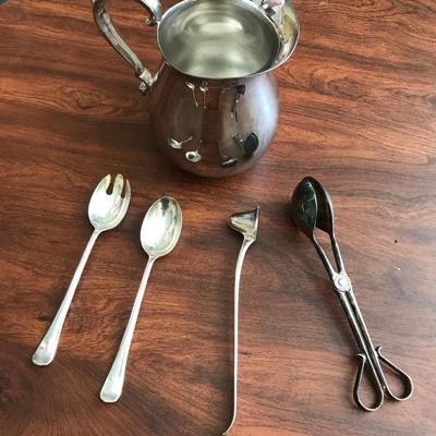 Lot 248-Lot of Silverplated Servingware